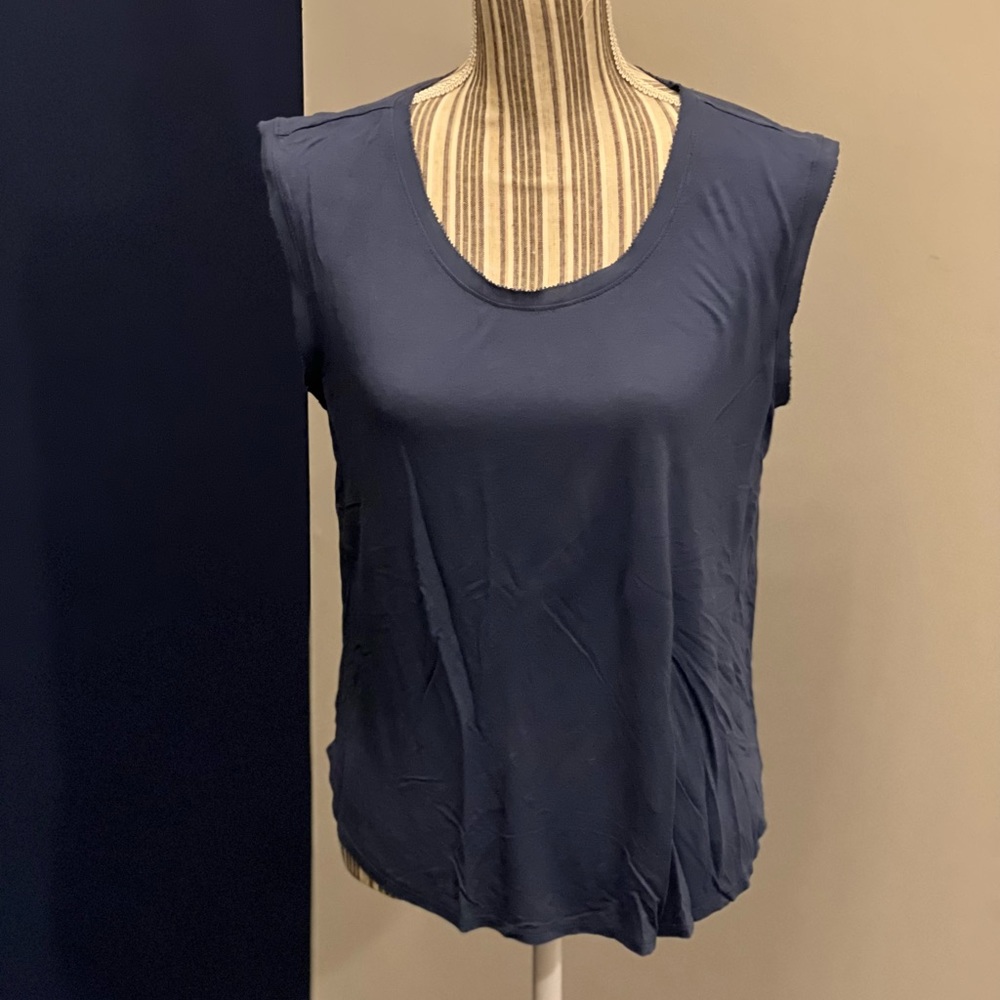 Loft Ribbon Trim Sleeveless Top - Large